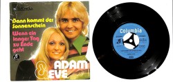 Adam & Eve - Dann Kommt Der Sonnenschein / Wenn ein Langer Tag zu Ende Geht Plak (10/7.5) PLK26156 - Gökçekoleksiyon