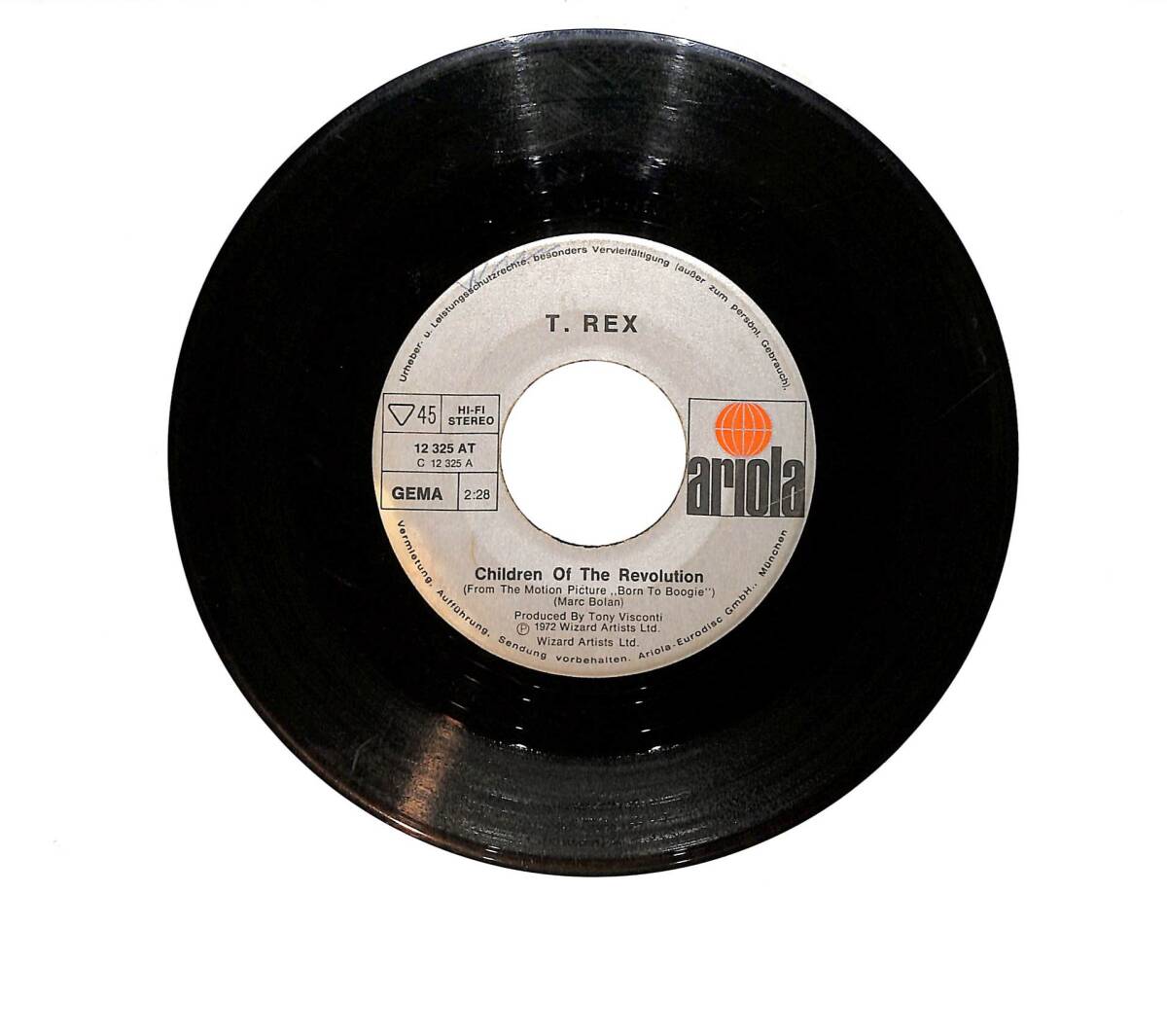 T. Rex - Children of the Revolution PLAK 1972 (10/7.5) 