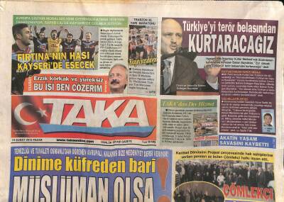 Taka Gazetesi 19 Şubat 2012 - Erdoğan Bayraktar Türkiyeyi Terör Belasından Kurtaracağız GZ124610 - 1
