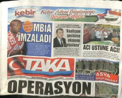 Taka Gazetesi 20 Haziran 2015 - Tirebolu Körlimandaki Su Birikintisi Tehlike Saçıyor GZ100665 - 2