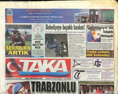 Taka Gazetesi 22 Nisan 2013 - Fiskobirlikte İmza Krizi-Avrasya Üniversitesi Yemekte Buluştu GZ105542 - 1