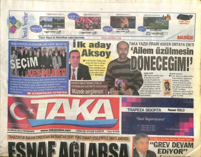 Taka Gazetesi 25 Nisan 2013 - Almanya,Trabzona Geçici Bir Lojistik Üssü Kuracak GZ105573 - 1