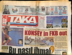 Taka Gazetesi 4 Eylül 2008 - KTÜ İçin Fırsat - Hamzaçebi AKP Fındığı Bilmiyor GZ100844 - 2