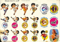 Takımlar 18li Sticker KRT14000 - Gökçekoleksiyon