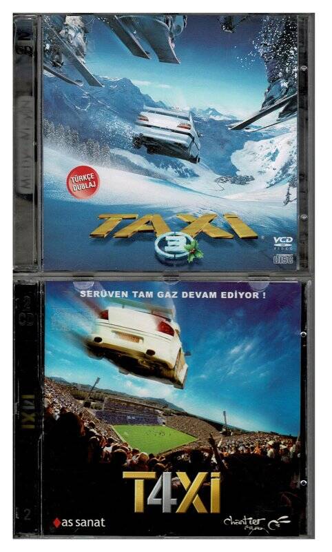 Taksi 3 Taksi 4 - 2 Adet VCD Film VCD506 - 1