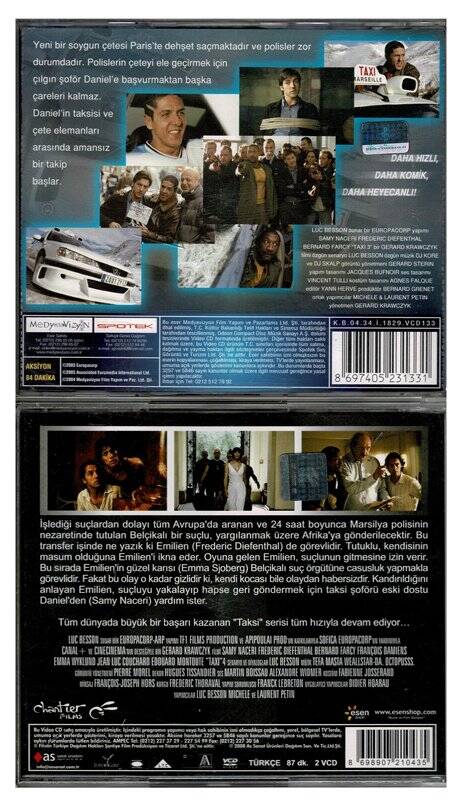 Taksi 3 Taksi 4 - 2 Adet VCD Film VCD506 - 2
