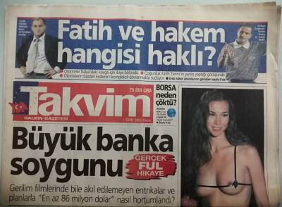 Takvim Gazetesi 1 Ekim 2000 Milanoyu Sarsan Defile - Genç Şarkıcı Arto Panikte -GZ44666 - 1