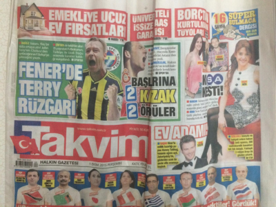 Takvim Gazetesi 1 Ekim 2015 - Başak Dizarla Evlilik Hazırlığı Yapan Kıvanç Tatlıtuğ Kesenin Ağzını Açtı GZ27744 - 1