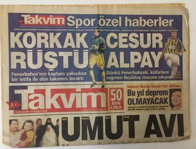 Takvim Gazetesi 10 Mayıs 2000 - Mumcu Cinayetiyle İlgili Gözaltılar Devam Ediyor GZ13597 - 2