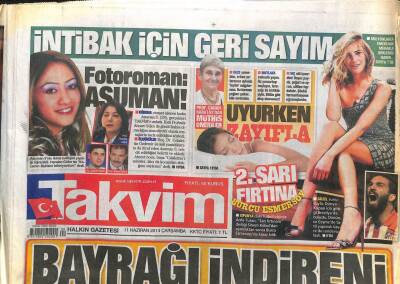Takvim Gazetesi 11 Haziran 2014 - Erdoğan Bayrağı İndireni İndireceksin GZ104705 - 1