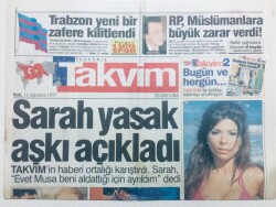 Takvim Gazetesi 12 Ağustos 1997 - RP Müslümanlara Büyük Zarar Verdi GZ43199 - 1
