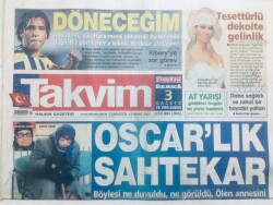 Takvim Gazetesi 12 Mart 2005 - İbo Büyüye Karşı Sirkeyle Yıkanıyor GZ43190 - 2