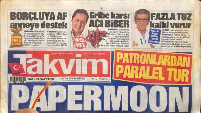 Takvim Gazetesi 13 Ocak 2014 - Papermoon Cemaati GZ107479 - 1
