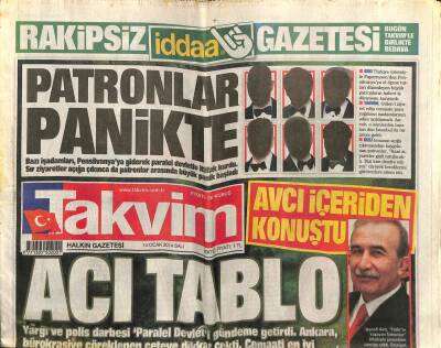 Takvim Gazetesi 14 Ocak 2014 - Patronlar Panikte GZ101087 - 2