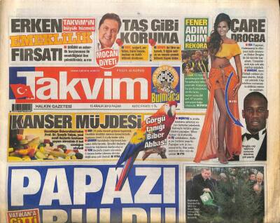 Takvim Gazetesi 15 Aralık 2013 - Ahmet Bozerin Coca-Cola Yolculuğu GZ100812 - 2