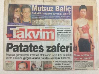 Takvim Gazetesi 15 Mart 2000 - Ünlü Sanatçılar 5 Yıldızlı Otellerde GZ47198 - 1