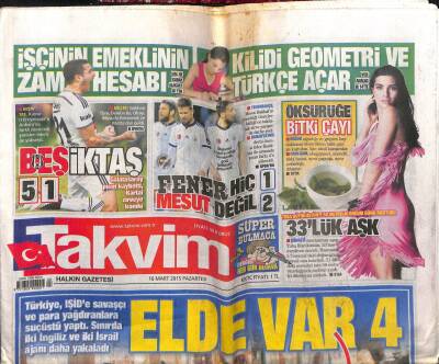 Takvim Gazetesi 16 Mart 2015 - Türkiye IŞİDe Para Yağdıranlara Suçüstü Yaptı GZ104872 - 1