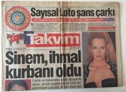Takvim Gazetesi 16 Mayıs 1997 - Özcan Deniz İle Esin Moralıoğlu Sürekli Buluşuyor , Demet Akalın Aklı Başına Geldi - GZ43906 - 1