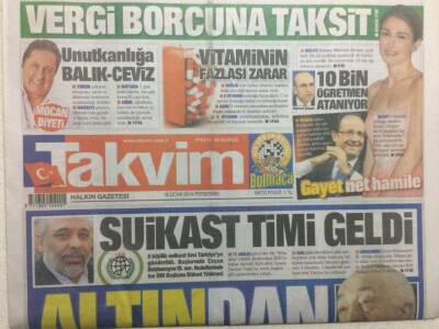 Takvim Gazetesi 16 Ocak 2014 - Altından Hoca Çıktı GZ29684 - 1