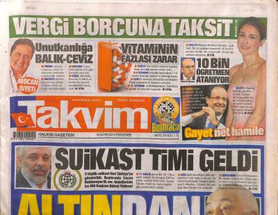 Takvim Gazetesi 16 Ocak 2014 - İngiliz Yayın Kurumu BBC , Geziden Sonra Tekrar Sahneye Çıktı GZ109002 - 1