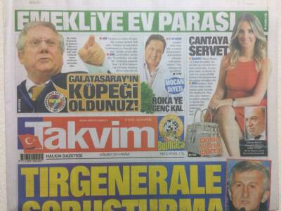 Takvim Gazetesi 16 Şubat 2014 - Tırgenerale Soruşturma GZ29677 - 1