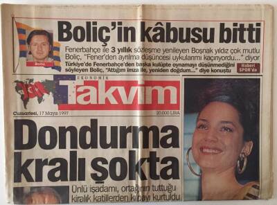 Takvim Gazetesi 17 Mayıs 1997 - İşte Yeni Lolita Sedef Avcı GZ22099 - 1