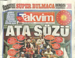 Takvim Gazetesi 17 Ocak 2015 - Bonkör Prens Sinan Akçıl, Soytarı Kavgası GZ101120 - 2
