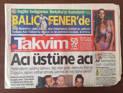 Takvim Gazetesi 18 Haziran 2000- Af Beklentisi İsyan Çıkarıyor GZ10262 - 1