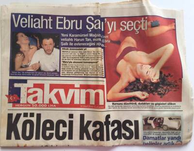 Takvim Gazetesi 18 Mart 2000 - 12 Bin Depremzede Üzerinde Aç Bırakma Deneyi Yapılıyor GZ39151 - 1