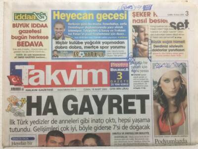 Takvim Gazetesi 18 Mart 2005 - Piyasalar Allak Bullak GZ47947 - 1