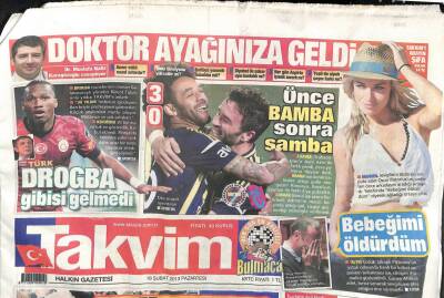 Takvim Gazetesi 18 Şubat 2013 - Titanice Hücum, Dönüş Yok GZ104876 - 1