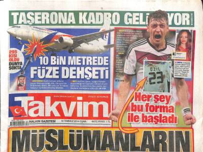 Takvim Gazetesi 18 Temmuz 2014 - Cansu Nöbeti, Herkül Cem GZ104700 - 1