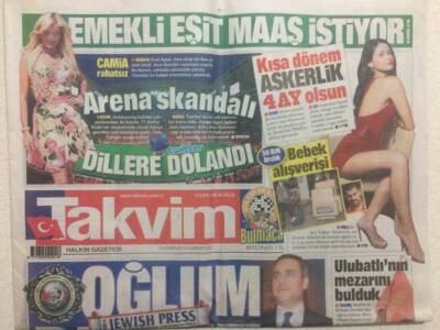 Takvim Gazetesi 19 Ekim 2013 - Volkan Demirel Ve Zeymep Demirelden Belçikada Bebek Alışverişi GZ29444 - 1