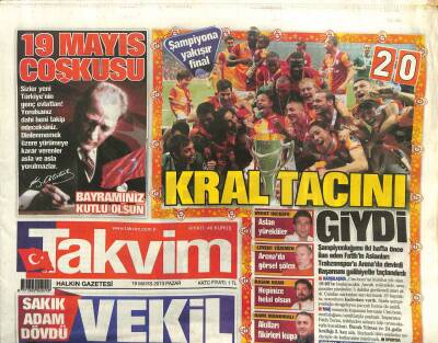Takvim Gazetesi 19 Mayıs 2013 - Unutkan Ajda, Divaya Ağır Taş GZ101118 - 1