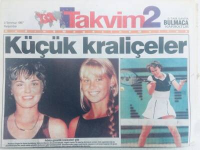 Takvim Gazetesi 2 Eki 3 Temmuz 1997 - Küçük Kraliçeler GZ40586 - 1