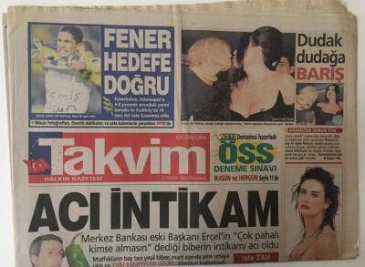 Takvim Gazetesi 2 Nisan 2001 - CHPdeki İstifaların Önü Alınamıyor GZ13595 - 1