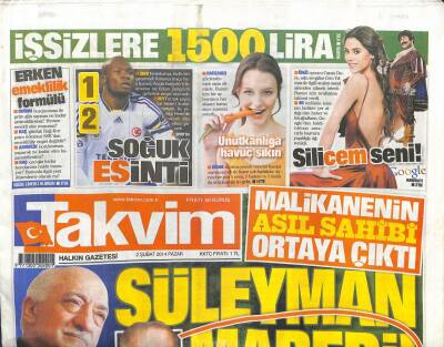 Takvim Gazetesi 2 Şubat 2014 - Süleyman Mabedi ABDden Gülene Çağrı GZ104868 - 1