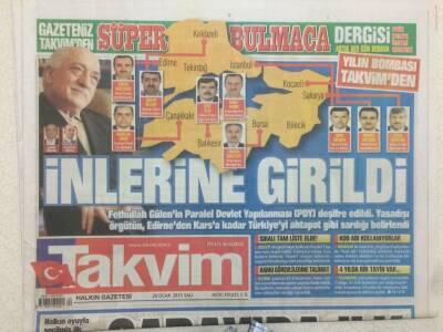 Takvim Gazetesi 20 Ocak 2015 - İnlerine Girildi GZ51970 - 1