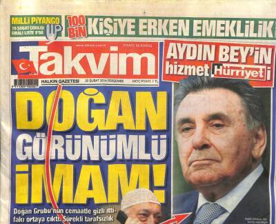Takvim Gazetesi 20 Şubat 2014 - Doğan Görünümlü İmam GZ101102 - 1