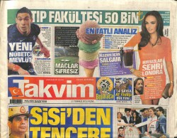 Takvim Gazetesi 21 Temmuz 2013 - Sisiden Tencere Tava GZ101128 - 1