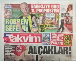 Takvim Gazetesi 21 Temmuz 2015 Kutlar Vadisi Ataşehir - İbizayı Türkler Bastı - GZ44296 - 1
