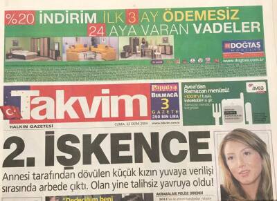 Takvim Gazetesi 22 Ekim 2004- Yaptığı Binalar Onlarca İnsana Mezar Olan Veli Göçer ,25 Yıl Ceza Aldı -Kemal Dervişi Gazeteciler Savundu GZ36367 - 1