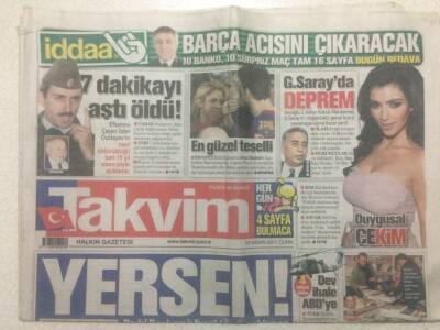 Takvim Gazetesi 22 Nisan 2011 - Megastar Alman Basınını Mest Etti Wunderbar Tarkan, Süperstarı Ağlattılar GZ51584 - 1