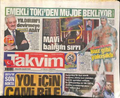 Takvim Gazetesi 23 Ekim 2013 - Cristiano Ronaldo Buz Gibi Yakışıklı - ODTÜde Son Nokta GZ124540 - 1