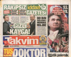 Takvim Gazetesi 23 Nisan 2013 - 80 Bin Sözleşmeli Memura Müjde - Bahçeliye Soruşturma GZ100233 - 1