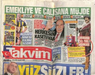 Takvim Gazetesi 24 Nisan 2015 - Ermenistanın Suç Dosyası GZ107471 - 1