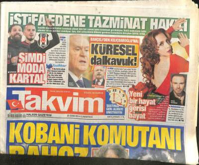 Takvim Gazetesi 25 Ekim 2014 -Kobani Komutanı Bahoz GZ101130 - 1