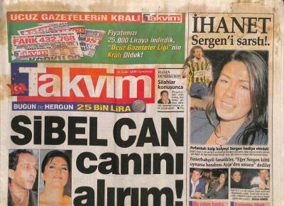 Takvim Gazetesi 25 Eylül 1999 - Ebru Gündeş,İstanbul Gecelerinde Artık Kız Arkadaşlarıyla Birlikte Gözüküyor GZ106640 - 1