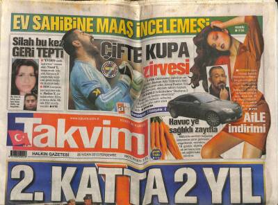 Takvim Gazetesi 26 Nisan 2012 - 28 Şubatta Andıç Dalgası - MGKda Sürpriz GZ100545 - 1
