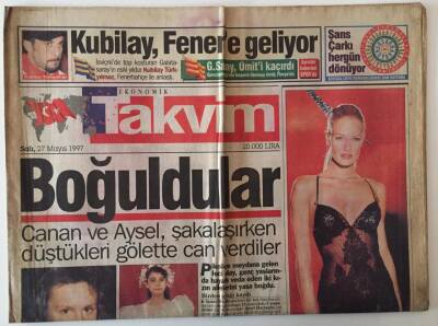 Takvim Gazetesi 27 Mayıs 1997 - Erbakan Dün, Yüksek Askeri Şura Toplantısında İlk Ve Önemli Sınavını Verdi GZ22104 - 1
